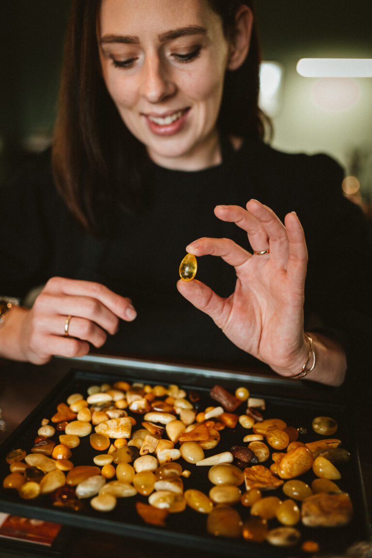 polska biżuteria z bursztynem